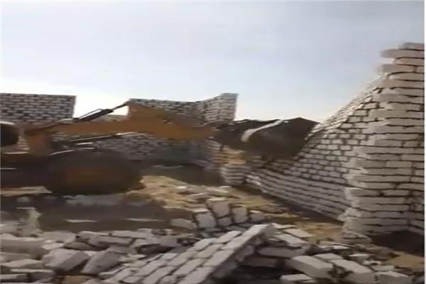 محافظة الجيزة.. إزالة تعديات على أملاك الدولة بالأقواز بمركز الصف 