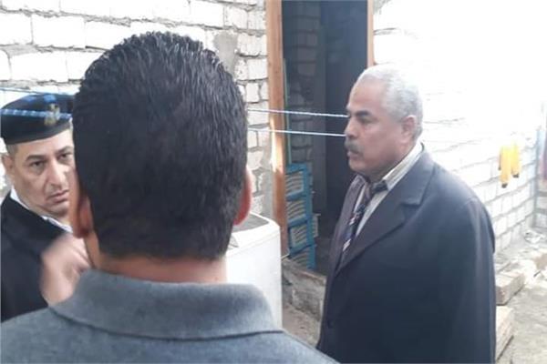 إزالة ٧ حالات تعدى على أملاك الدولة بالبرجاية مركز المنيا  