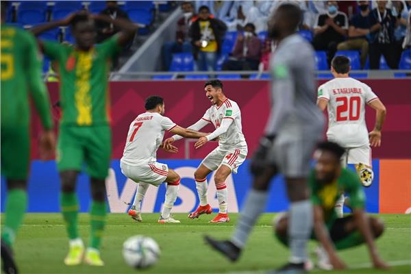 صورة من مباراة الإمارات وموريتانيا