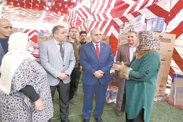 المساعدات المقدمة من قافلة «جبر الخواطر» لأهالى الدقهلية