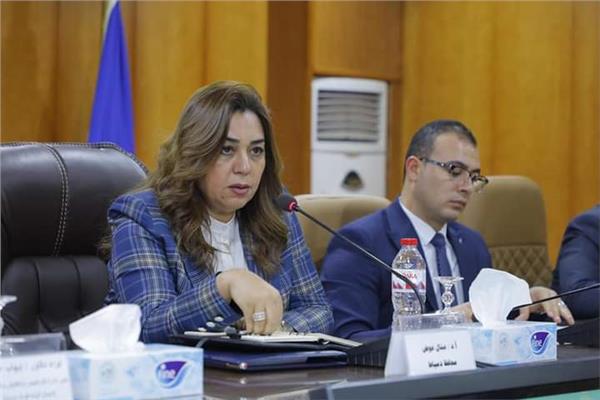 الدكتورة منال عوض محافظ دمياط