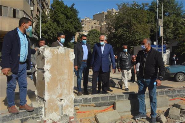 محافظة الجيزة تبدأ أعمال تطوير ميدان المساحه بالدقي | فيديو