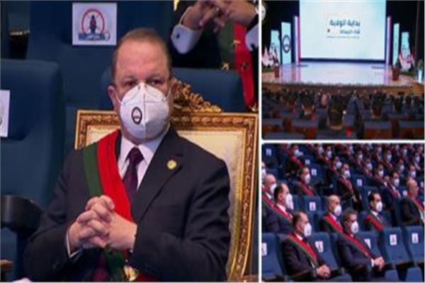 كلمة النائب العام خلال حفل حلف اليمين القانونية لمعاوني النيابة العامة الجدد 
