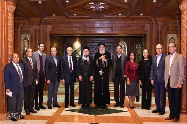  البابا تواضروس  يستقبل مجلس مدرسة الفرير   