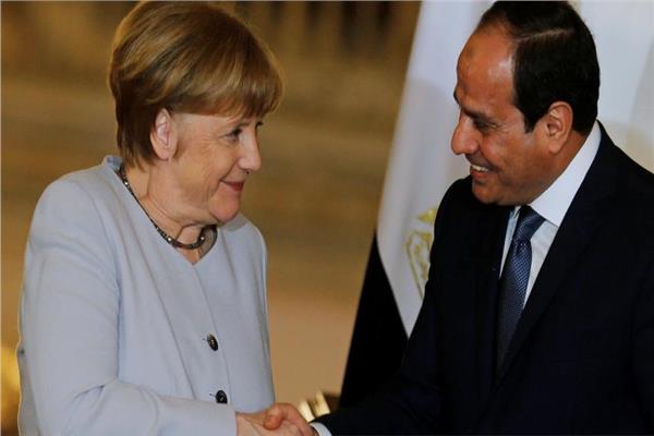 الرئيس السيسي والمستشارة الألمانية أنجيلا ميركل