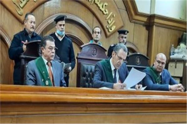المستشار ياسر سنجاب وعضوية المستشاريين مصطفى بلاسى وخالد محمود امين 