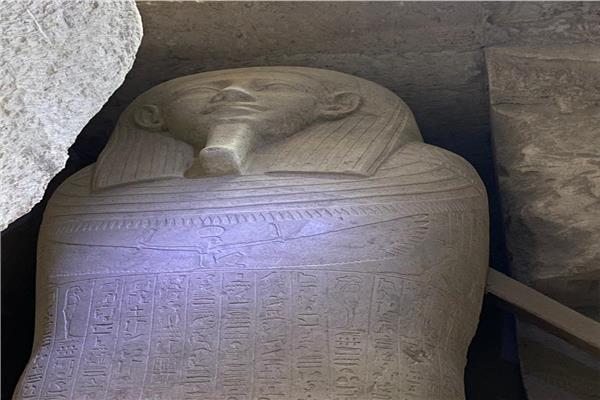 الاكشافات بمدينة أوزيريس في البهنسا بالمنيا