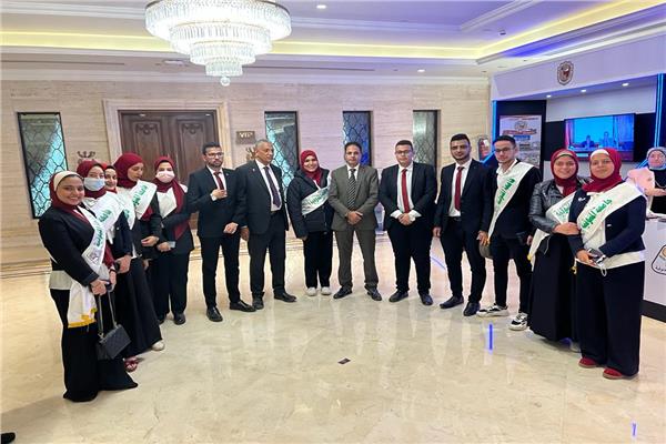وفد جامعة المنوفية برئاسة مبارك فى اليوم الثانى للمنتدى العالمى للتعليم العالى
