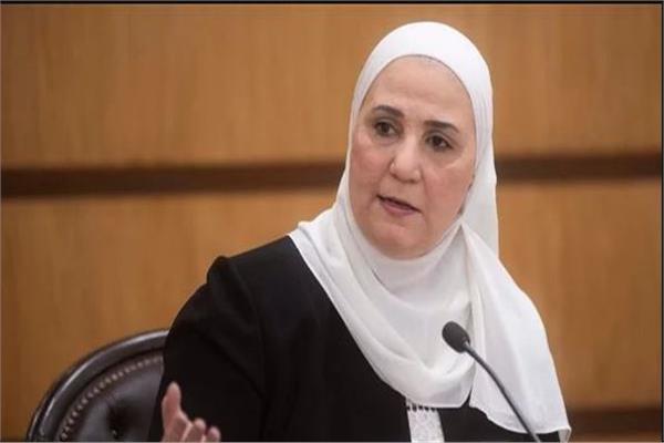 نيفين القباج وزيرة التضامن الاجتماعى