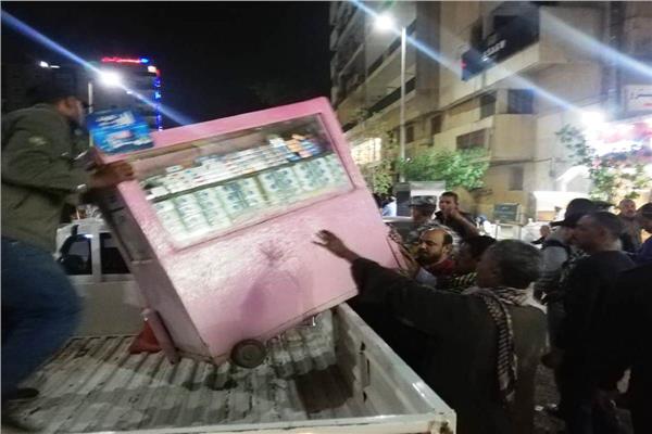 إزالة الإشغالات لإعادة الإنضباط بالسوق