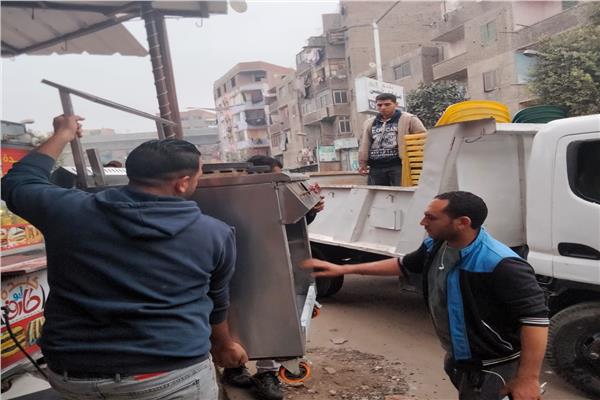 حملات ضبط ومصادرة الشيش ورفع حالات الاشغال مقاهي الجيزة مستمرة