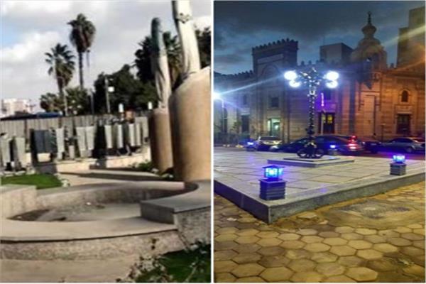 ميادين الجيزة بعد تطويرها