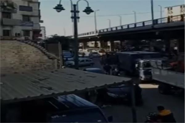  أمن الجيزة يطهر الشوارع من الباعة الجائلين