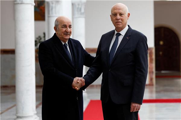 الرئيسان التونسي قيس سعيد و الجزائري عبد المجيد تبون