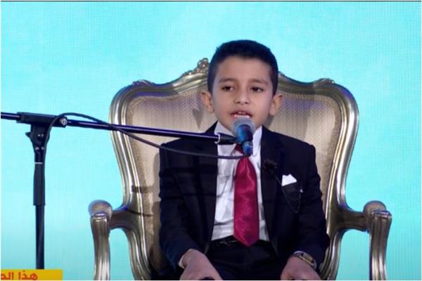 الطفل أحمد تامر، حافظ القرآن الكريم
