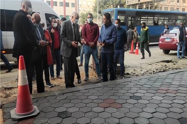 محافظ الجيزة يتفقد أعمال تطوير المحاور الرئيسية بالدقي وجنوب الجيزة