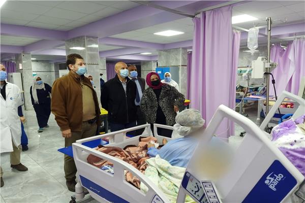 مرور مفاجئ لوكيل وزارة الصحة بالشرقية علي مستشفي بلبيس المركزي 