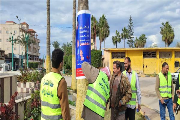 احياء الاسكندرية تكثف حملات توعية المواطنين بالتطعيم ضد مرض شلل الأطفال