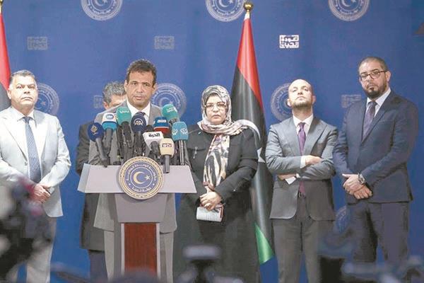 أحد مؤتمرات اللجنة الوطنية للانتخابات الليبية    