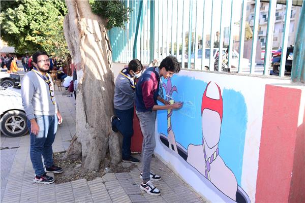 تمريض سوهاج تحصد المركز الأول فى مسابقة الرسم على الأسفلت