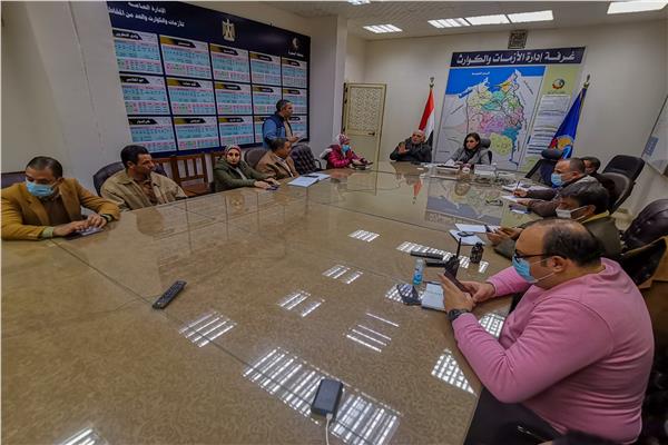 غرفة العمليات المركزية بديوان عام محافظة البحيرة