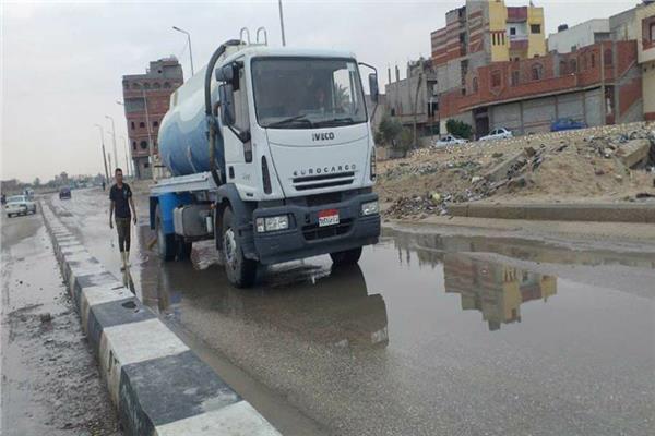 هبوب رياح باردة على مناطق شمال سيناء 