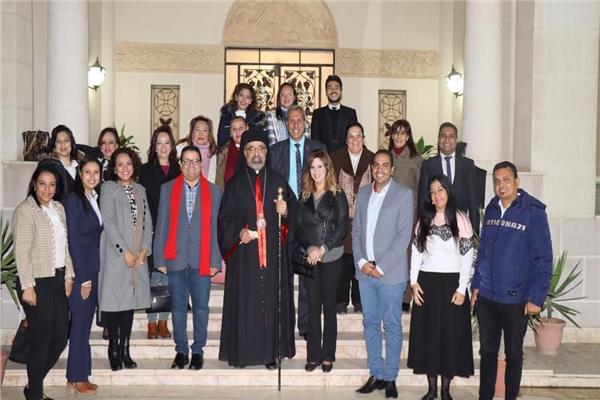 بطريرك الكاثوليك يلتقي بمجلس إدارة مدرسة القديس بولس بشبرا