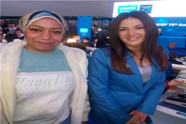 الفنانة دنيا سمير غانم سفيرة النوايا الحسنة