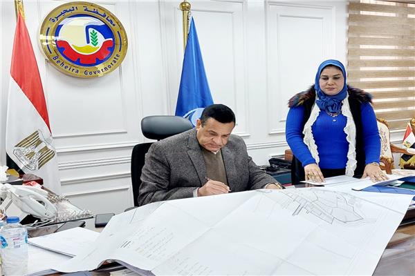  محافظ البحيرة يعتمد عدداً من المخططات التفصيلية للقرى والمدن