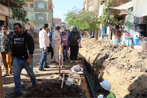 مشروعات المياه والصرف الصحي بالمنيا 
