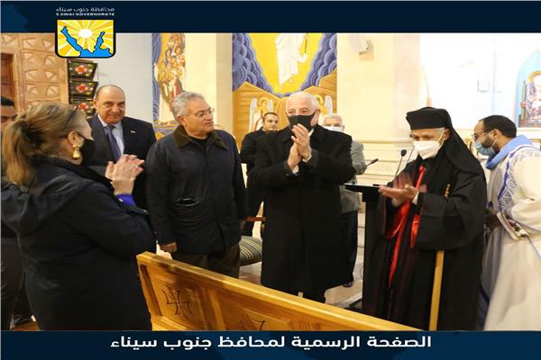 فودة يهنئ الكاثوليك بعيد الميلاد المجيد خلال زيارته كنيسة بازيليك العذراء سيدة السلام
