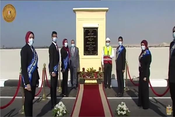 الرئيس يشهد افتتاح عدد من المحاور والكباري