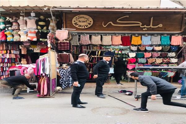 حملات مكثفة لإزالة الاشغالات بالإسماعيلية 