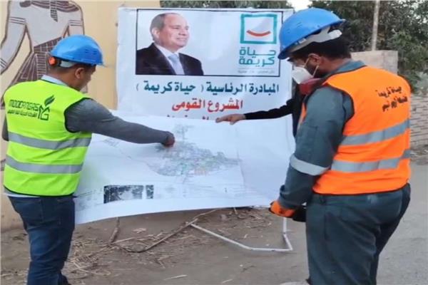 إطلاق أول شعلة غاز طبيعي بالمراشدة بقنا