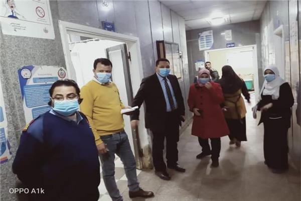  وكيل  صحة بالمنوفية يتفقد سير العمل بالادارات والمستشفيات