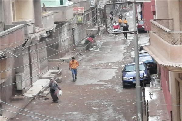  هطول أمطار على مدن محافظة الغربية