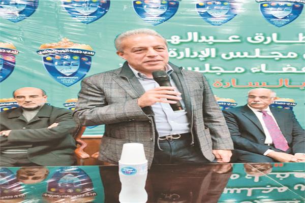 خالد الدرندلى فى إحدى الجولات الإنتخابية