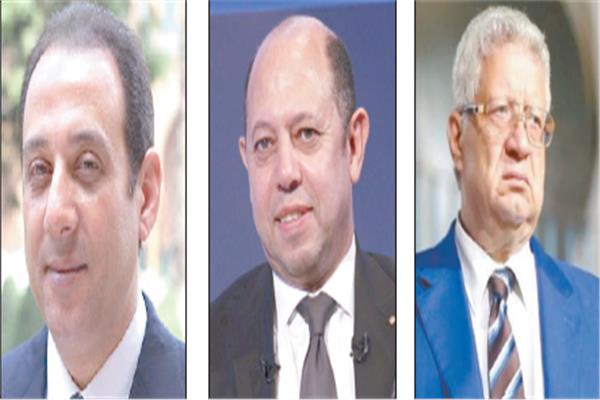 مرتضى منصور   أحمد سليمان    عمر هريدى