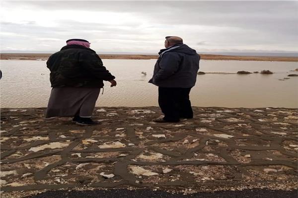 تساقط الامطار الغزيرة