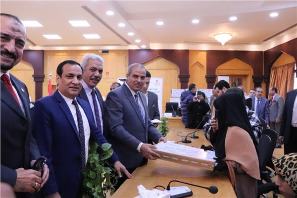 الدكتور محمد المحرصاوي خلال تدشين المبادرة القومية لتكافؤ الفرص التعليمية