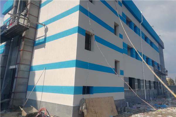 أعمال إنشاء الوحدة الصحية
