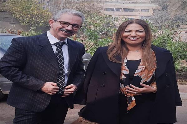  عماد ثابت ونهلة سلامة