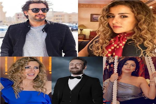 نضال الشافعى صبا الرفاعى وكارولين عزمى مع هاني سلامة وعائشة بن أحمد 