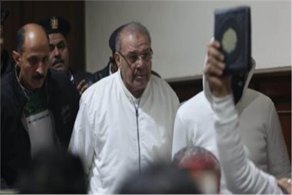 المتهمون خلال جلسة المحاكمة