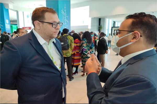  مشترك أوكراني بمنتدى شباب العالم مع محرر بوابة أخبار اليوم سامح فواز 