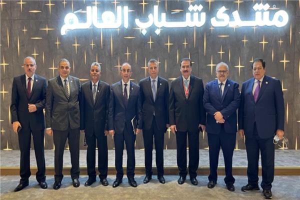 رئيس جامعة جنوب الوادى من شرم الشيخ