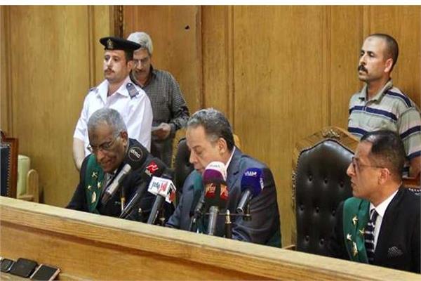 هيئة المحكمة برئاسة المستشار مدبولي حلمي مدبولي كساب