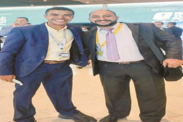 ياسين الزغبى مع محرر «الأخبار»