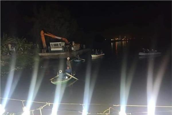 حادث معدية القطا بمنشأة القناطر