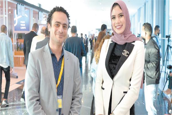 المهندسة دينا أيمن مع «الأخبار»